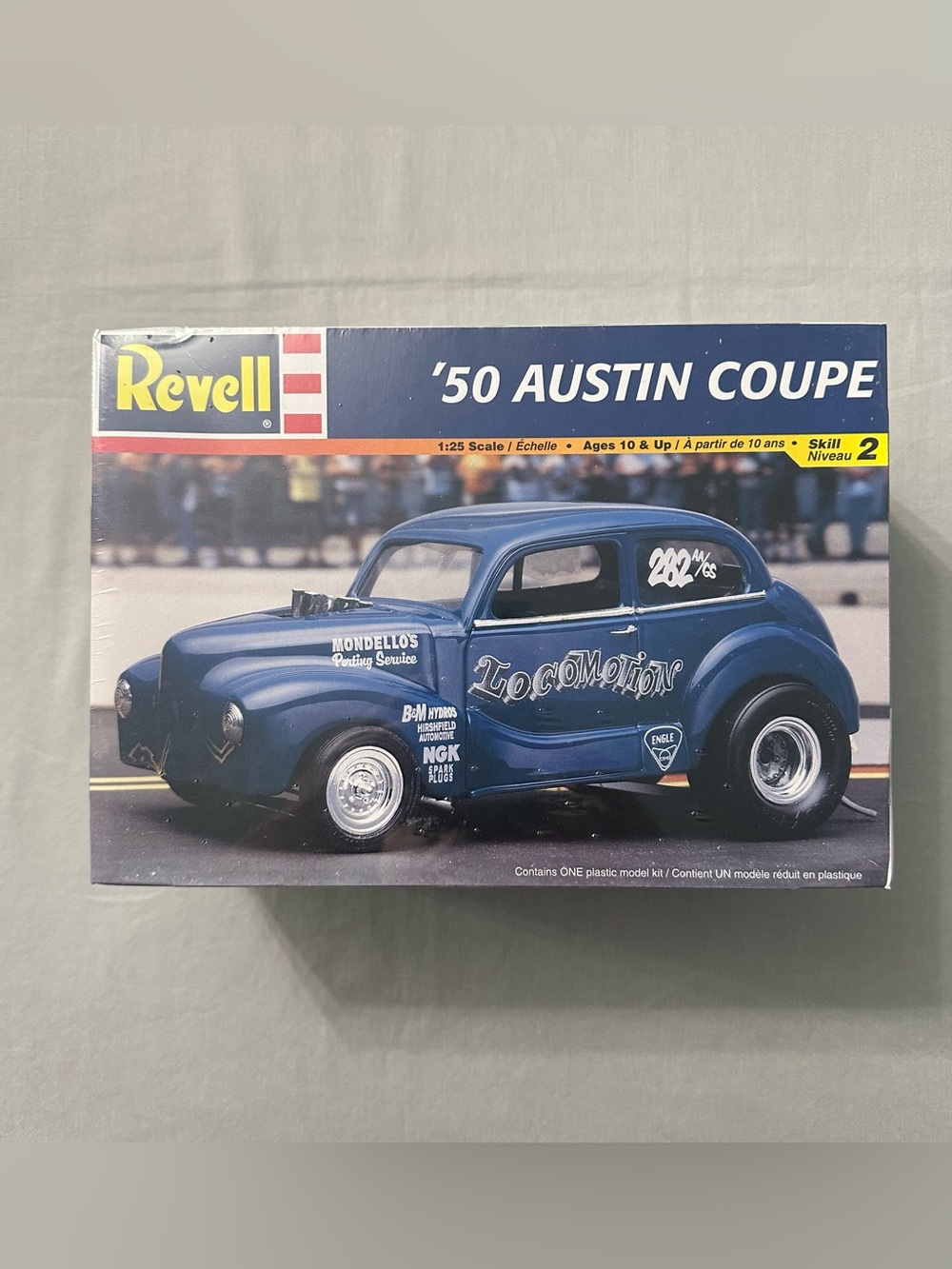 Revell '50 Austin Coupe Locomotion Gasser 1/25 Scale Model Kit #85-7120 Sealed